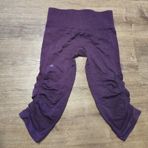 Lululemon Athletica Purple Capris